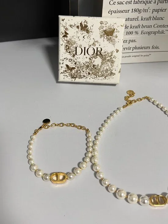Dior necklace and bracelet set - Picture 4 of 6